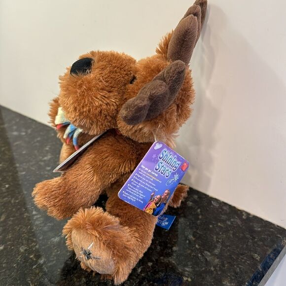 Russ Shining Stars Christmas Holiday Reindeer Plush 9" Registry Code Included. - Picture 4 of 16